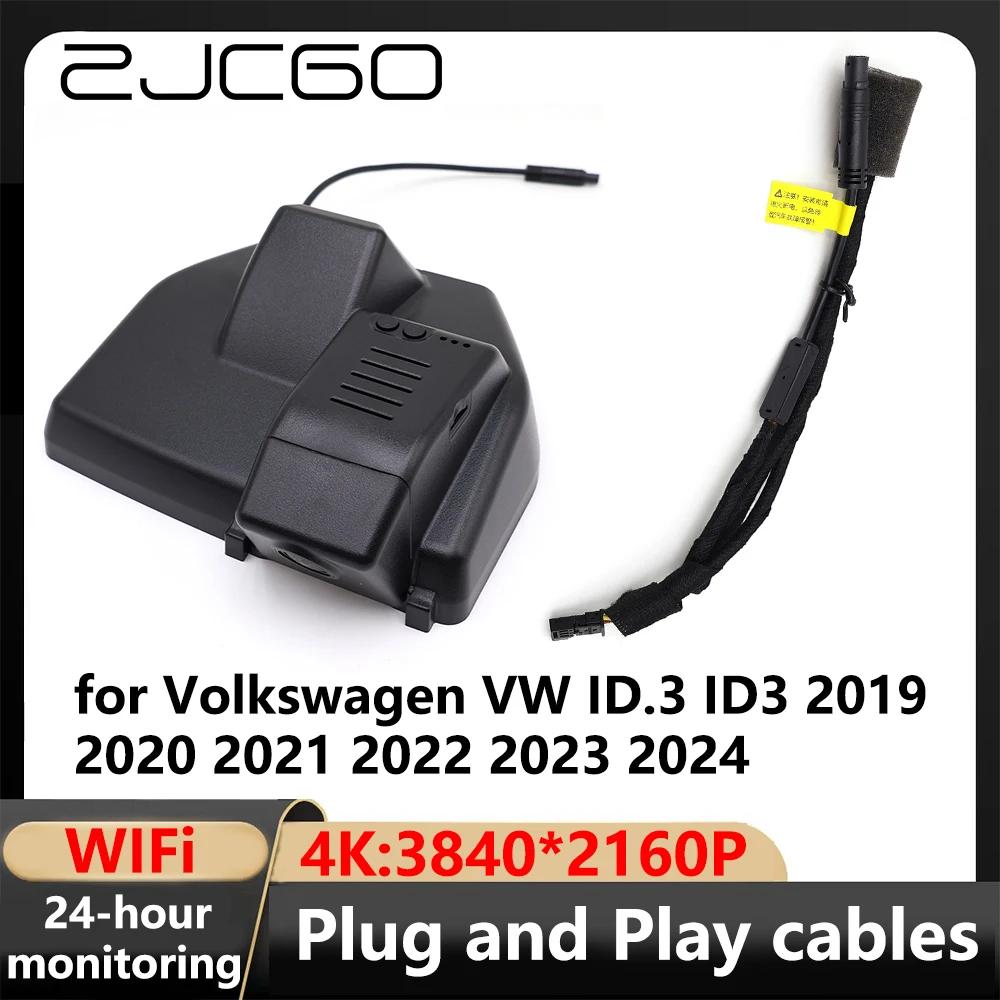 ZJCGO  DVR  ķ ī޶  , ٰ VW ID.3 ID3 2019 2020 2021 2022 2023 2024, 4K  3840*2160